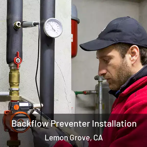  Backflow Preventer Installation Lemon Grove, CA