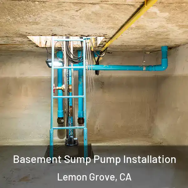  Basement Sump Pump Installation Lemon Grove, CA