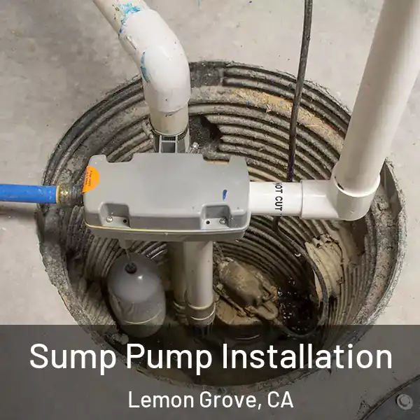  Sump Pump Installation Lemon Grove, CA