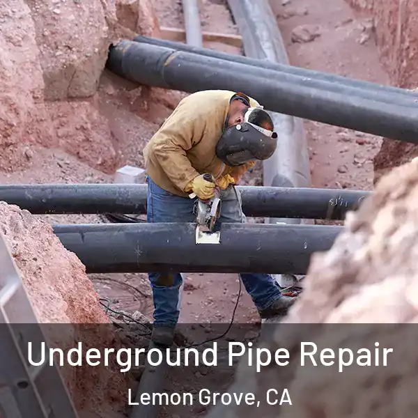  Underground Pipe Repair Lemon Grove, CA